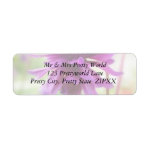 Black Barlow Columbine Custom Return Address Label