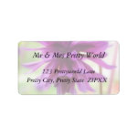 Black Barlow Columbine Custom Address Labels