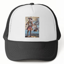 Black Bart Color Portrait Hat