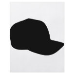 black baseball cap icon custom flyer