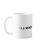 Black Basenjaloosa Coffee Mug