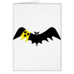 black bat blind icon greeting cards
