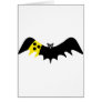 black bat blind icon greeting cards