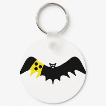 black bat blind icon keychains