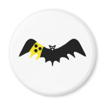 black bat blind icon refrigerator magnet