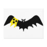 black bat blind icon postcards