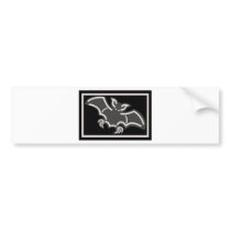 Black Bat bumper stickers