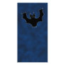 Black Bat Cartoon, in Night Sky. Photo Card Template
