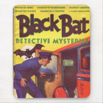 Black Bat Detective Myteries Mousepad mousepads