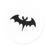 Black Bat Sticker