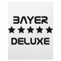 black bayer deluxe icon letterhead