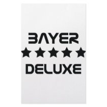 black bayer deluxe icon stationery