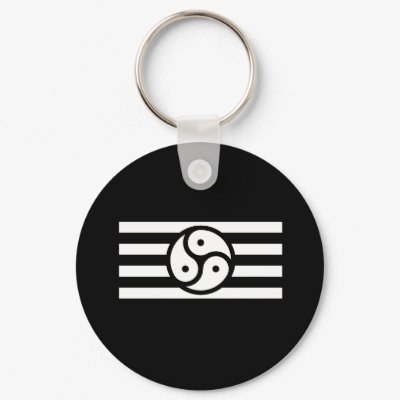 Black BDSM Flag Keychain by Mistress_M