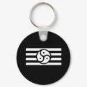 Black BDSM Flag Keychain