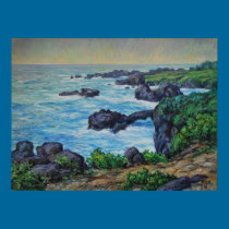 Black Beach Print