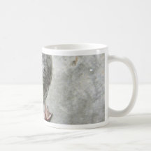 Black Beaked Bird Mugs