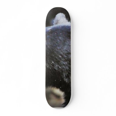 Black Bear Animal Skate Board Deck by lifesphere