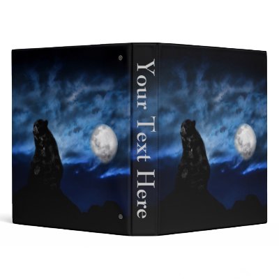 Black bear by moonlight binder by laureenr