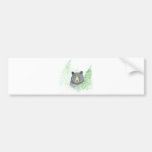 Black Bear Christmas Bumper Sticker