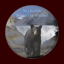 BLACK BEAR FALLS Magnet by RavenSpiritPrints BLACK BEAR FALLS Magnet