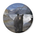BLACK BEAR FALLS Magnet by RavenSpiritPrints BLACK BEAR FALLS Magnet
