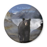 BLACK BEAR FALLS Nature Magnet