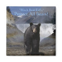 BLACK BEAR FALLS Poster, "Black Bear Falls", Pr... magnets