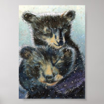 Black Bear Pair Posters