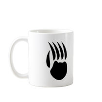 black bear paw mugs