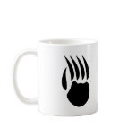 black bear paw coffee mugs
