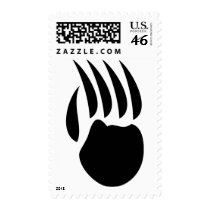 black bear paw postage