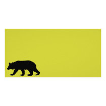 Black Bear Custom Photo Card