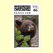 Black Bear postage by WorldDesign Black Bear postage