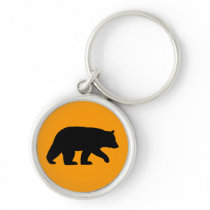 Black Bear Silhouette keychains