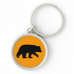 Black Bear Silhouette Keychains