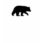 Black Bear Silhouette Tee Shirts