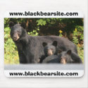 black bears mousepads by michaelcyr1234 black bears mousepads