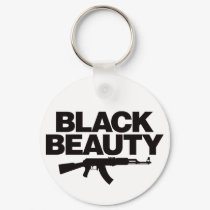 Black Beauty AK - Black keychains