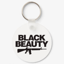Black Beauty AR - Black keychains