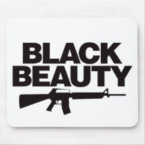 Black Beauty AR - Black mousepads by visualnewbie Black Beauty AR - Black mousepads