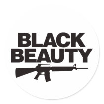 Black Beauty AR - Black stickers by visualnewbie Black Beauty AR - Black stickers