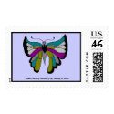 Black Beauty Butterfly by Wendy C. Allen postage
