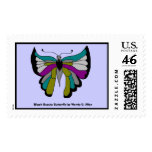 Black Beauty Butterfly by Wendy C. Allen Postage Stamps