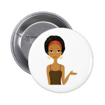 Black beauty button