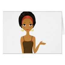 Black beauty greeting cards