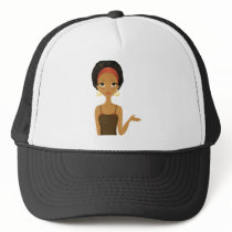 Black beauty trucker hat