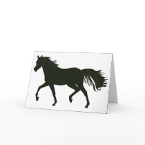 Black Beauty Horse note Card