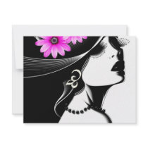 black beauty invitations