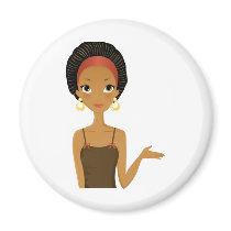 Black beauty fridge magnets