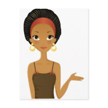 Black beauty postcard
